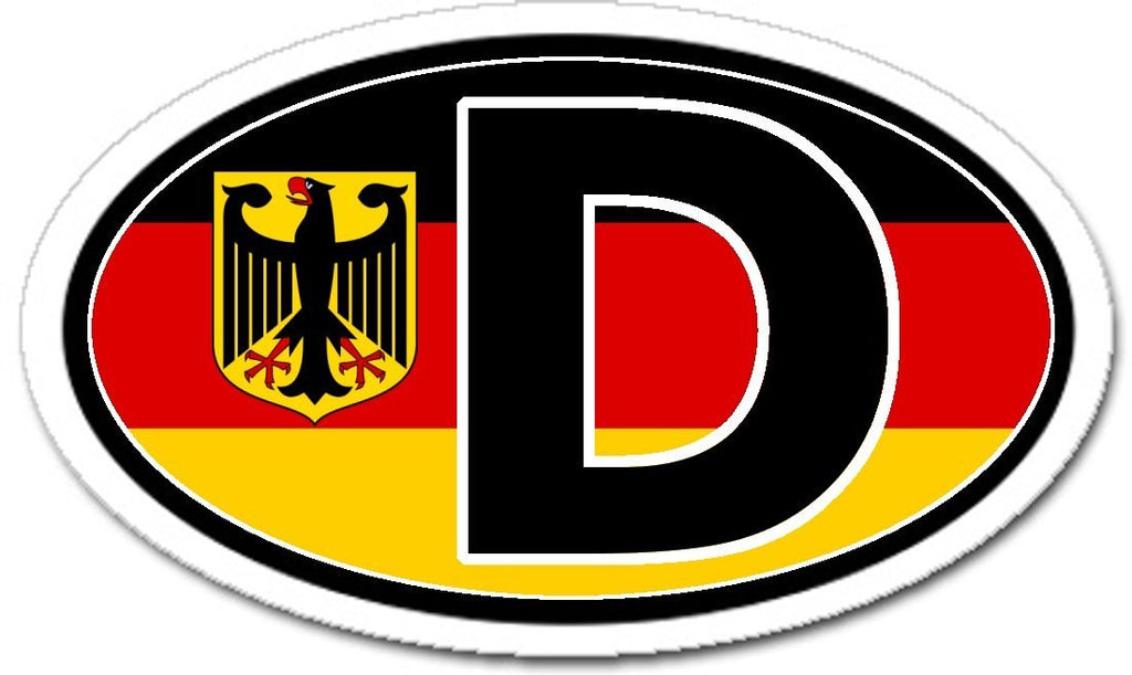LandsAndPeople.com Germany Deutschland Flagge Auto Bumper